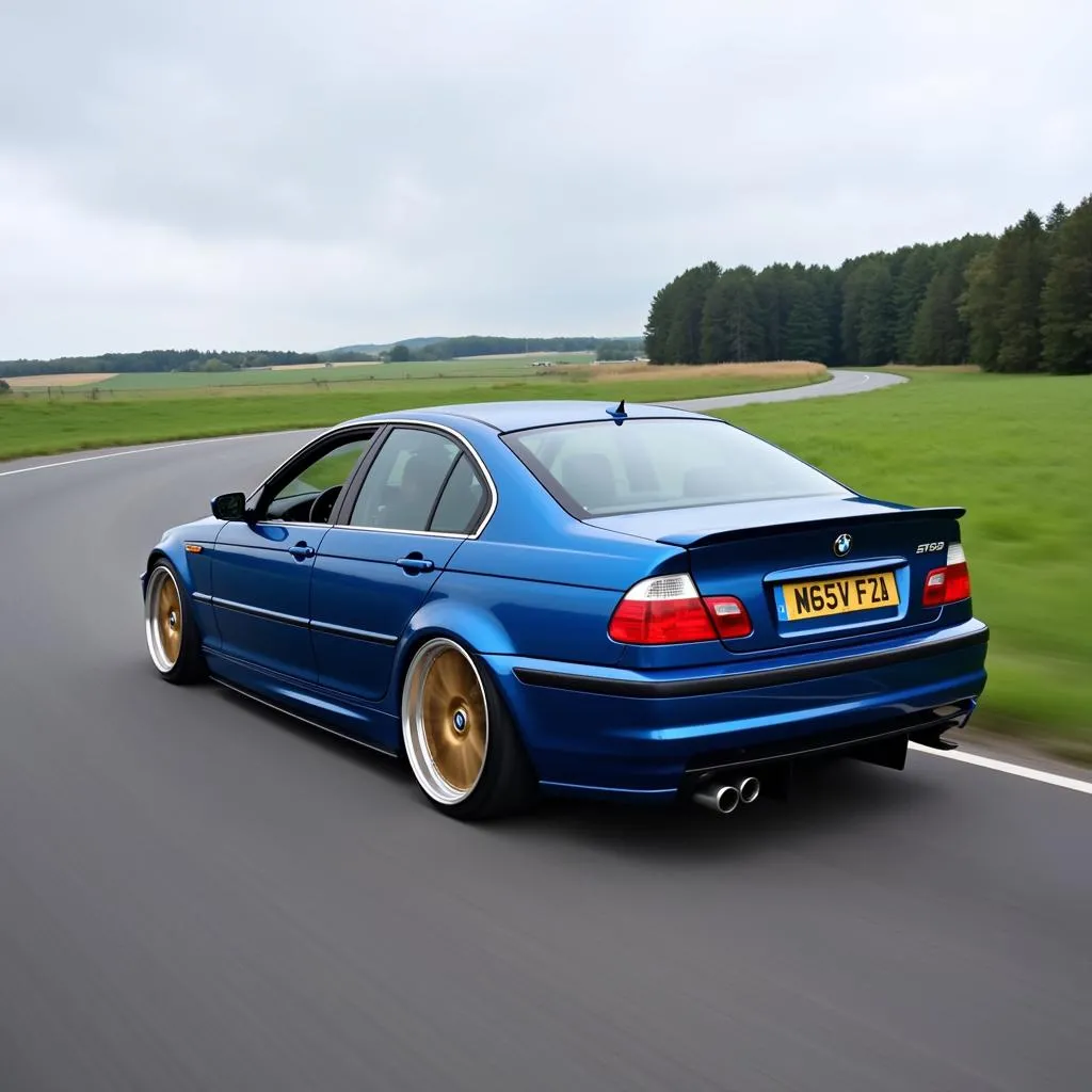 BMW E46 3 Series Cornering with Style 32 Wheels