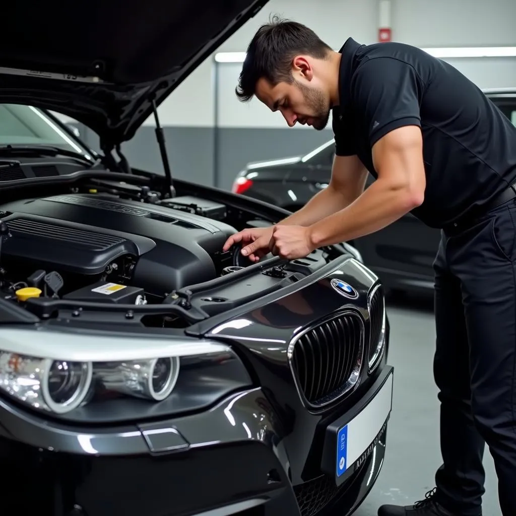 BMW Engine Oil Change