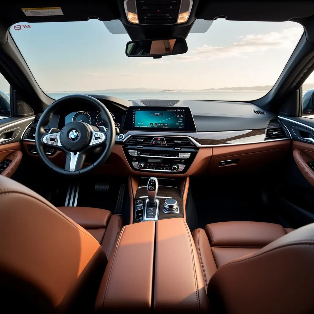 Luxurious BMW Interior