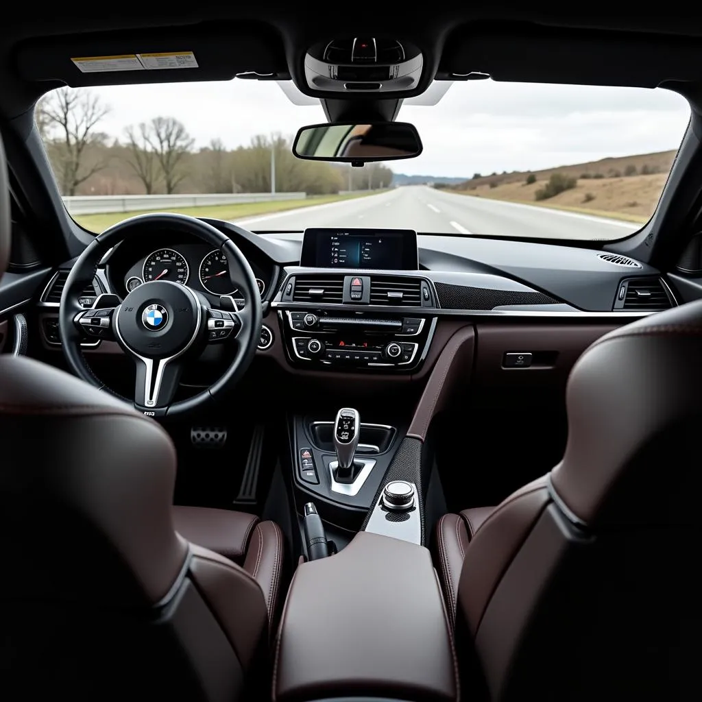 BMW M4 Interior View