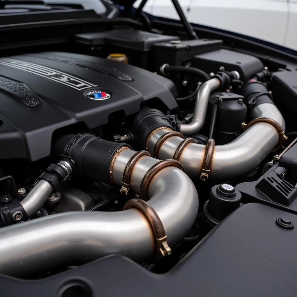 BMW M5 Aftermarket Downpipe Installation