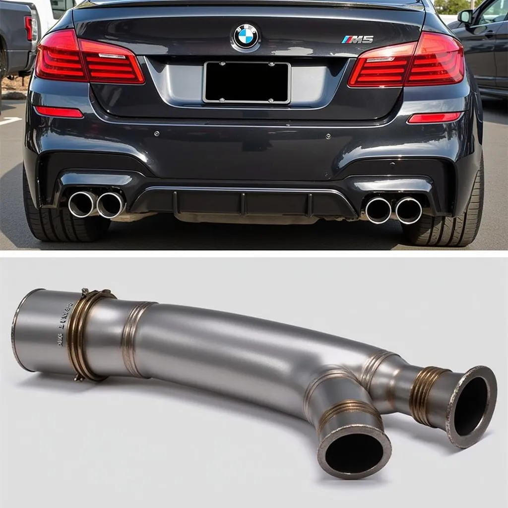 BMW M5 Downpipe Comparison