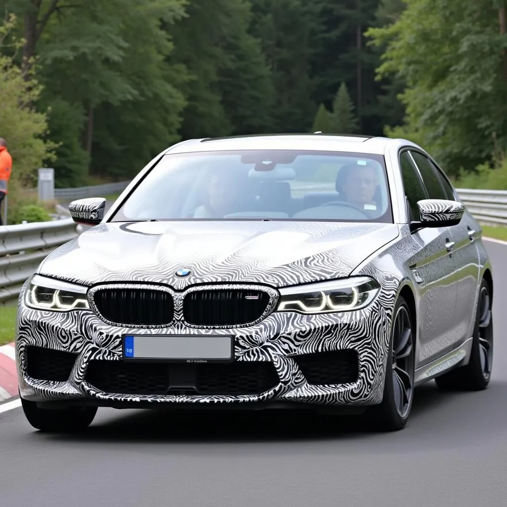 BMW M5 Prototype Testing 