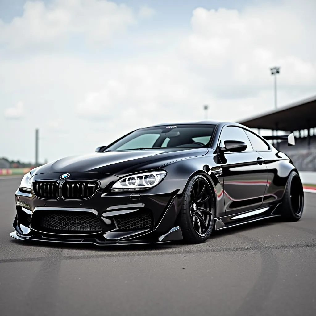 BMW M6 with widebody kit