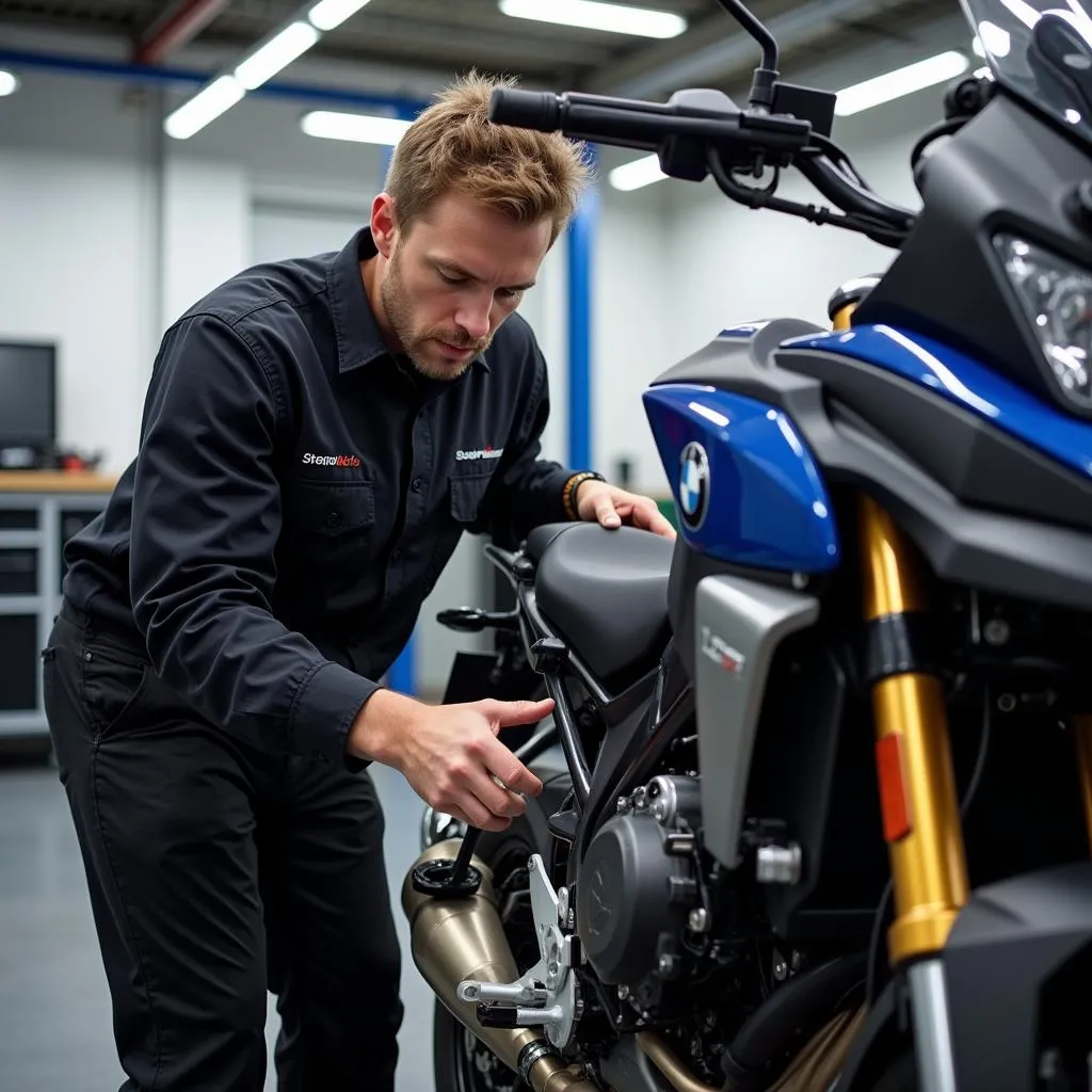 BMW motorcycle service center