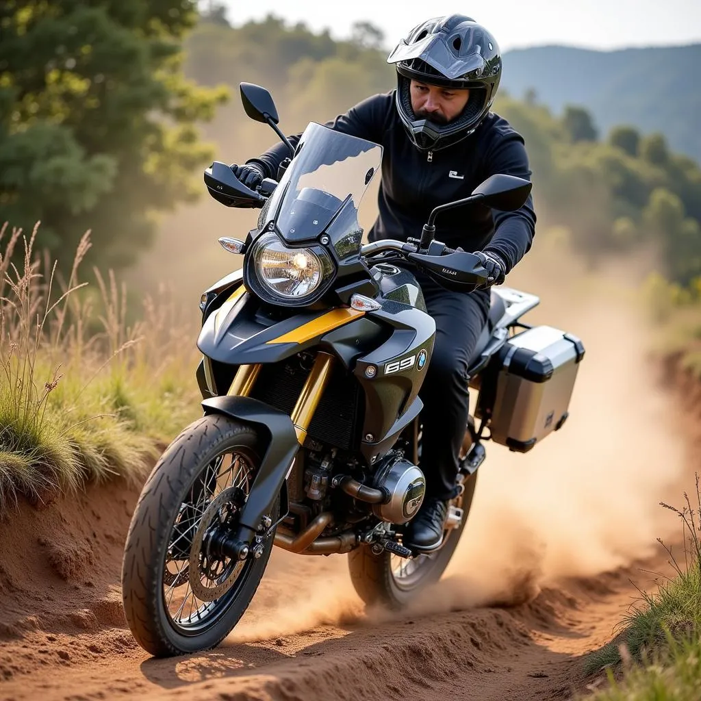 BMW R 800 GS Adventure riding off-road