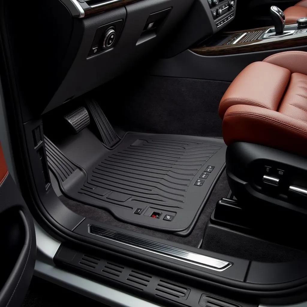 BMW X5 Interior with Floor Mats