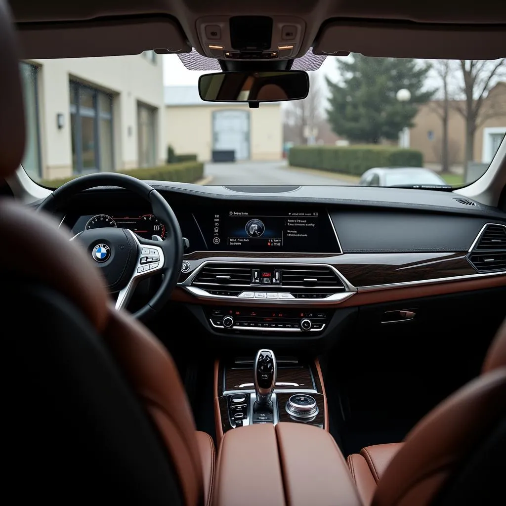 BMW X7 Interior Dashboard