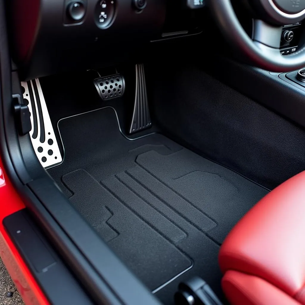 BMW Z3 Interior with Car Mats