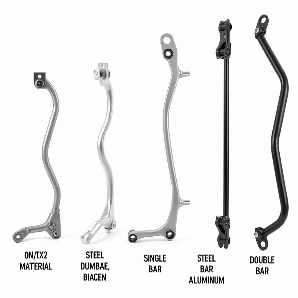 Different types of BMW Z3 strut bars