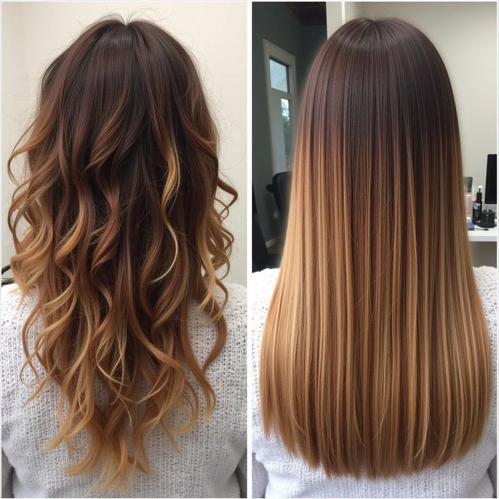 Brazilian Blowout Transformation: Before and After