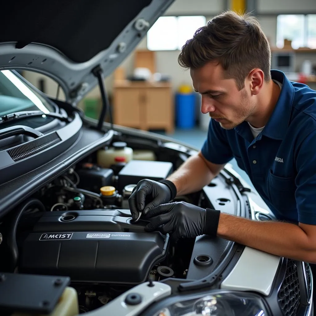 Car AC Repair Process