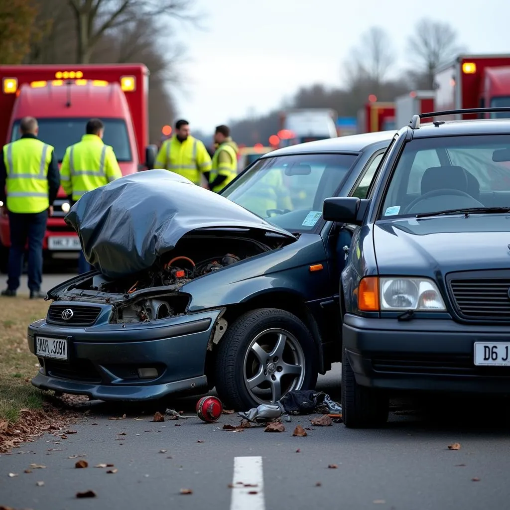 Car Accident Scene