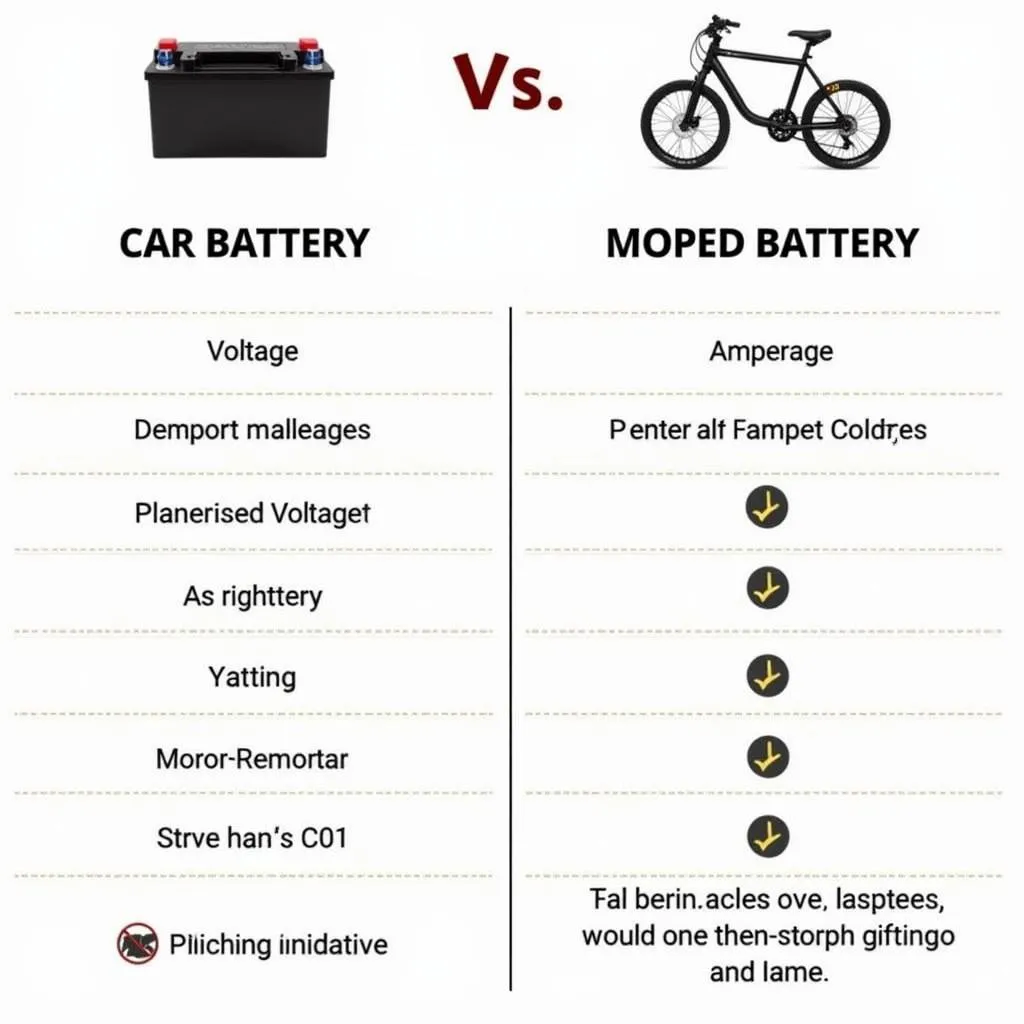 Car Battery vs Moped Battery