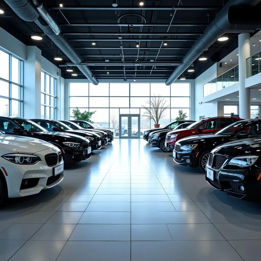 Modern Car Dealership Showroom