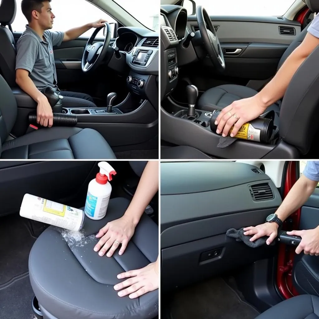 Car Interior Detailing Process