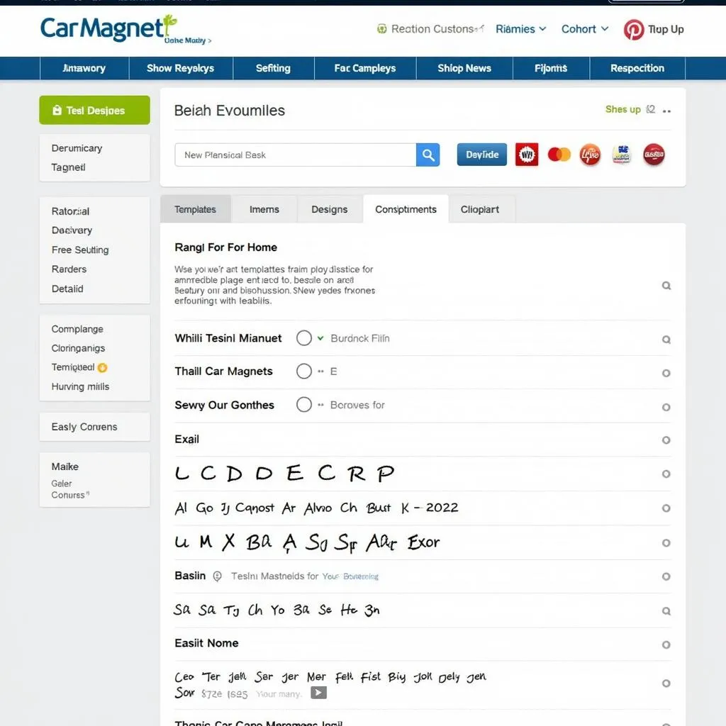 Car Magnet Design Software Interface