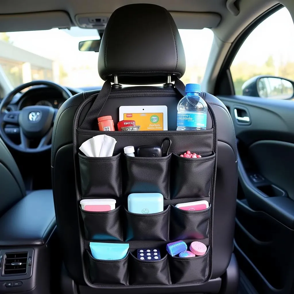 Car Organizer with Compartments