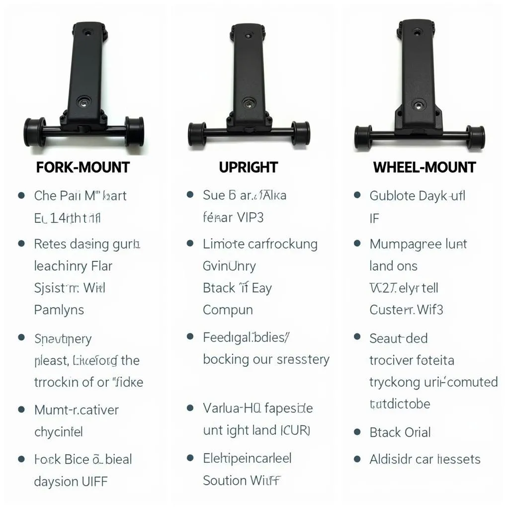 Types of car roof bike carriers