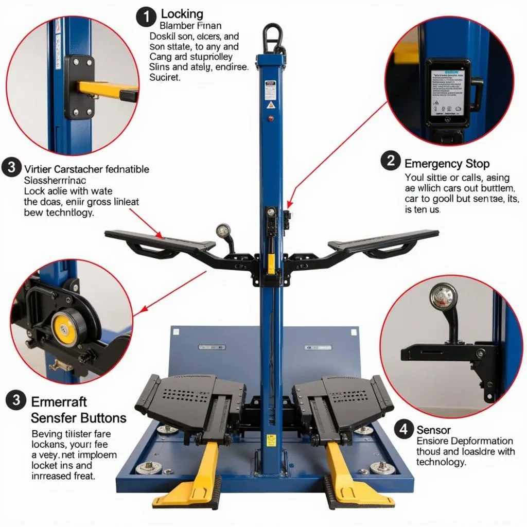 Car Stacker Lift Safety Features