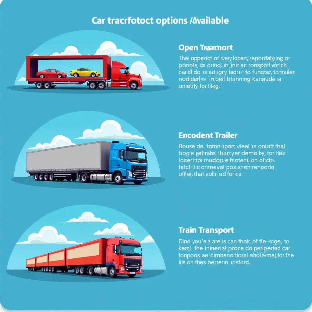 Car transport options from East Coast to West Coast