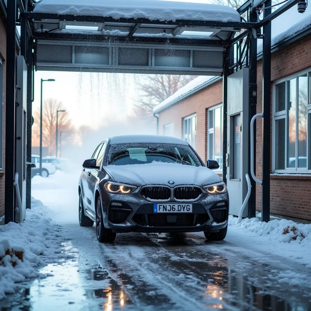 Car Wash During Winter