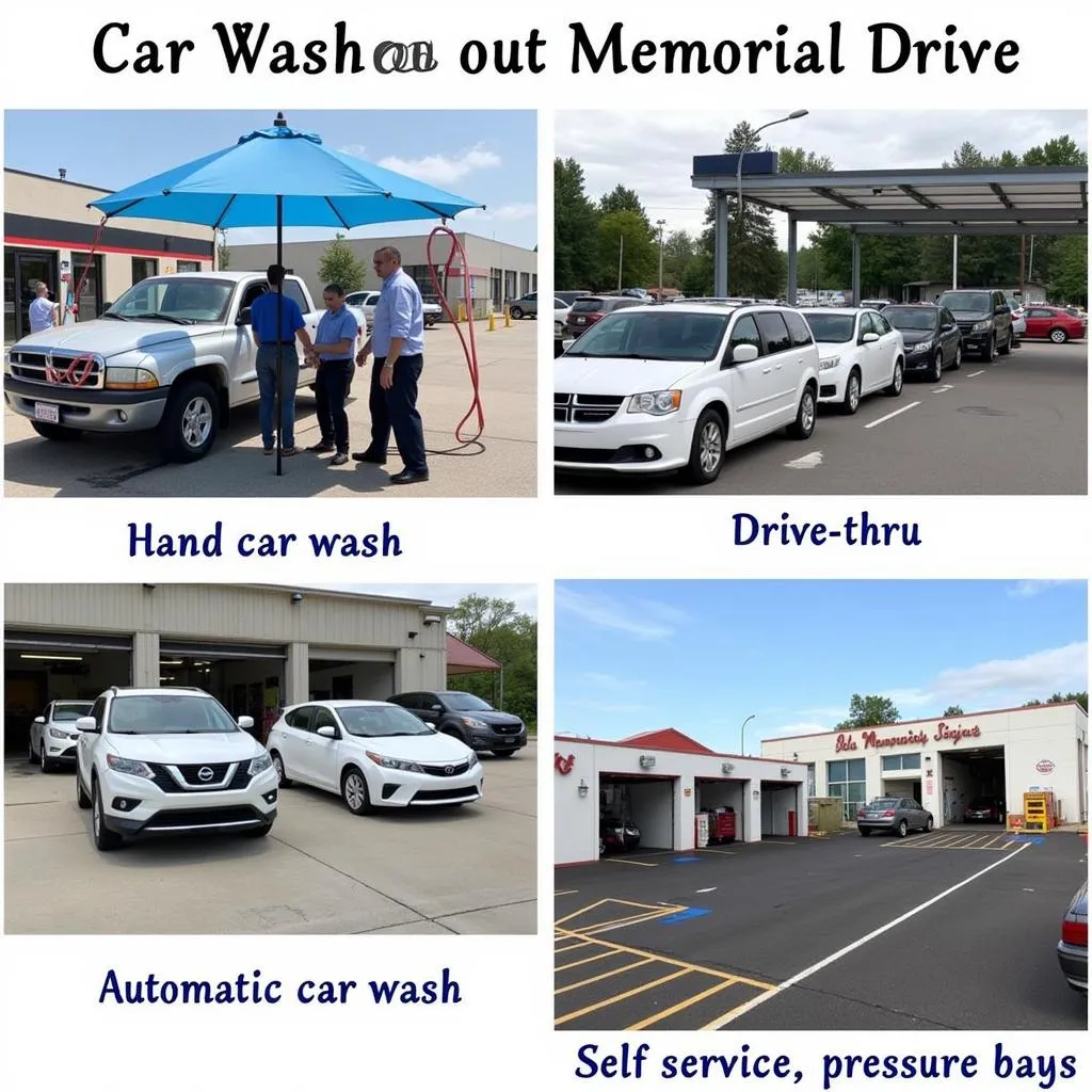 Different Car Wash Types on Memorial Drive