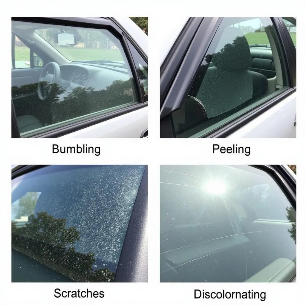 Car Window Tint Damage