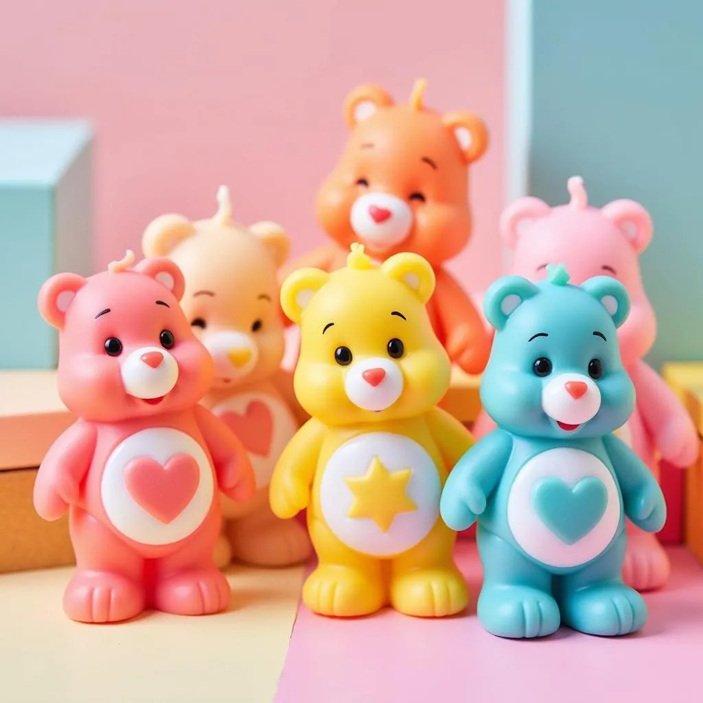 Collection of Care Bear Candles