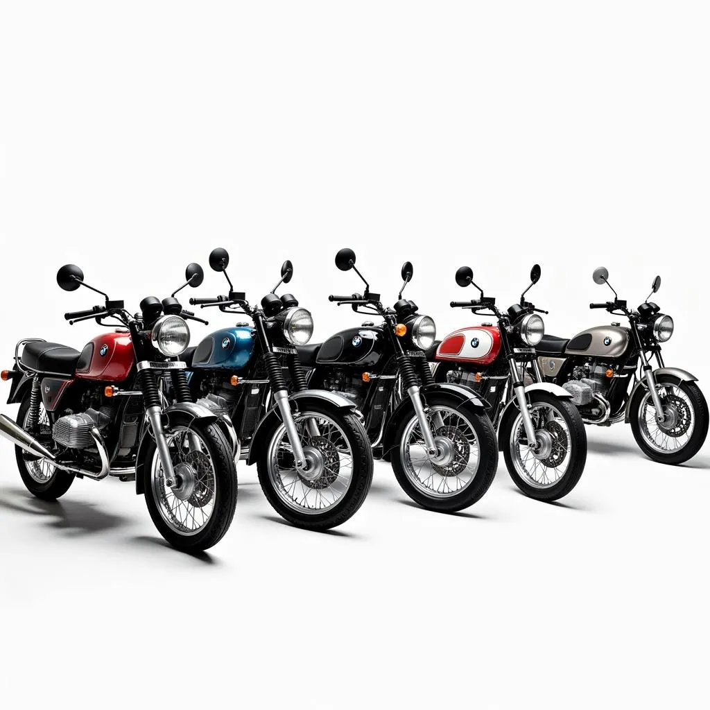 Classic BMW Motorcycle Lineup