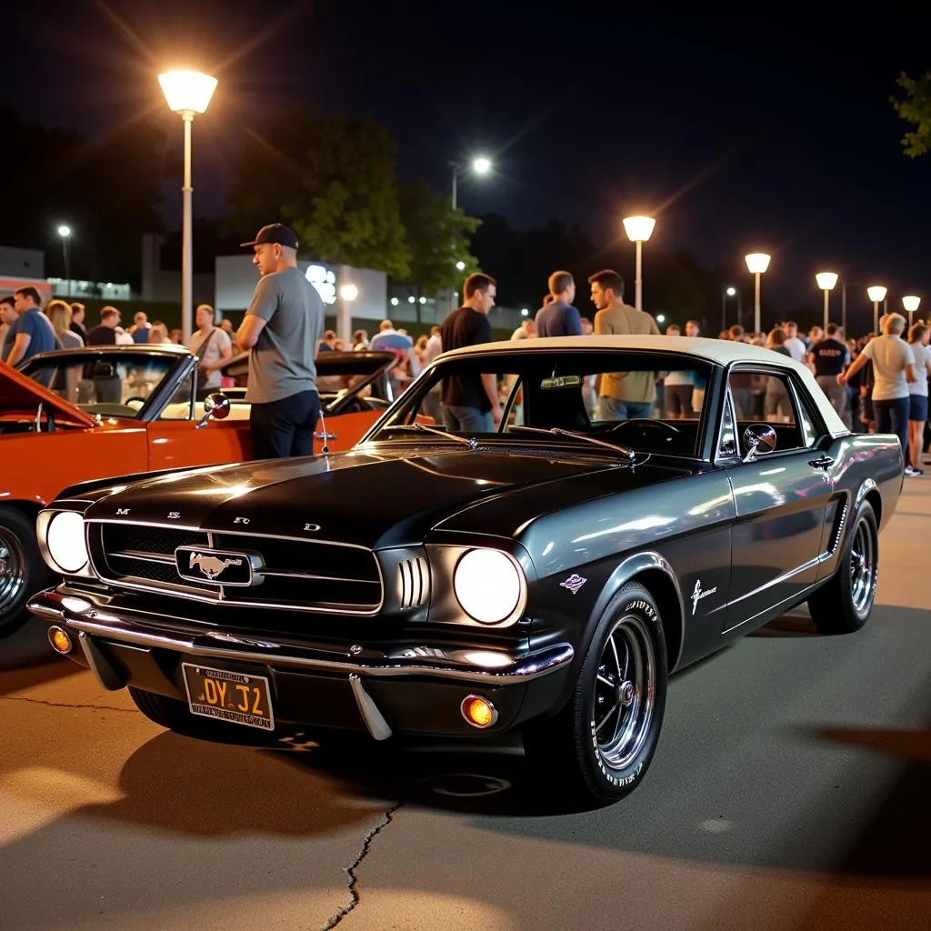 Classic car cruise night