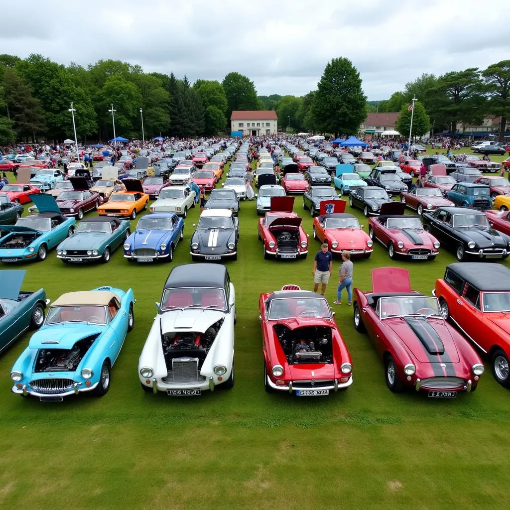 Classic Car Show Display