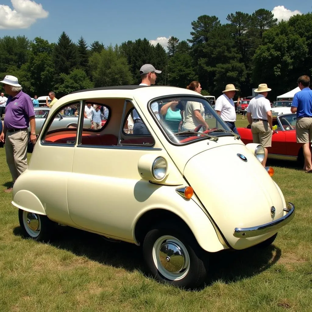 BMW Isetta at a Classic Car Show