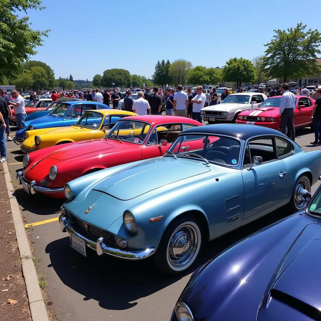 Classic Cars on Display