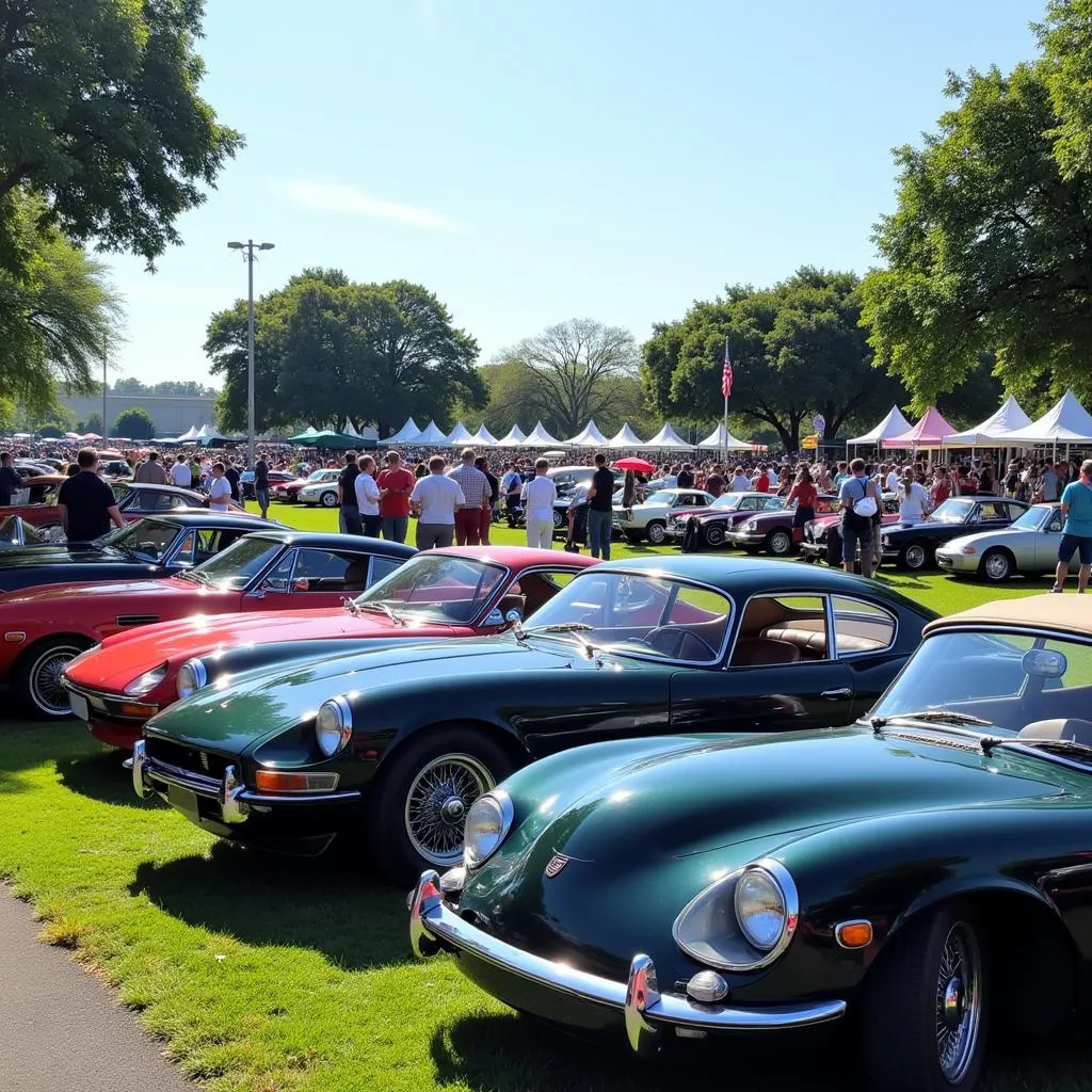 Classic Cars on Display at Jefferson WI Car Show