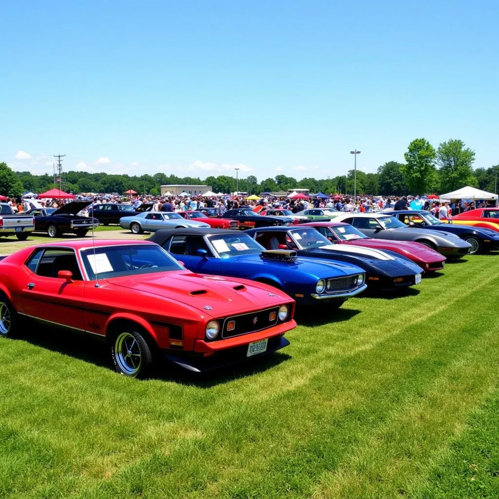 Classic Cars Gleaming Under the Kentucky Sun