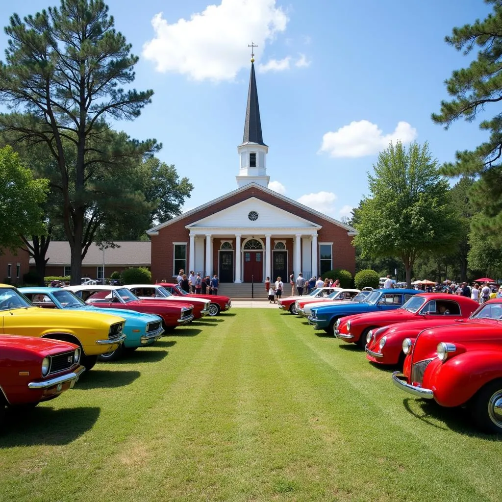 Classic Cars on Display at North Jax Baptist Church