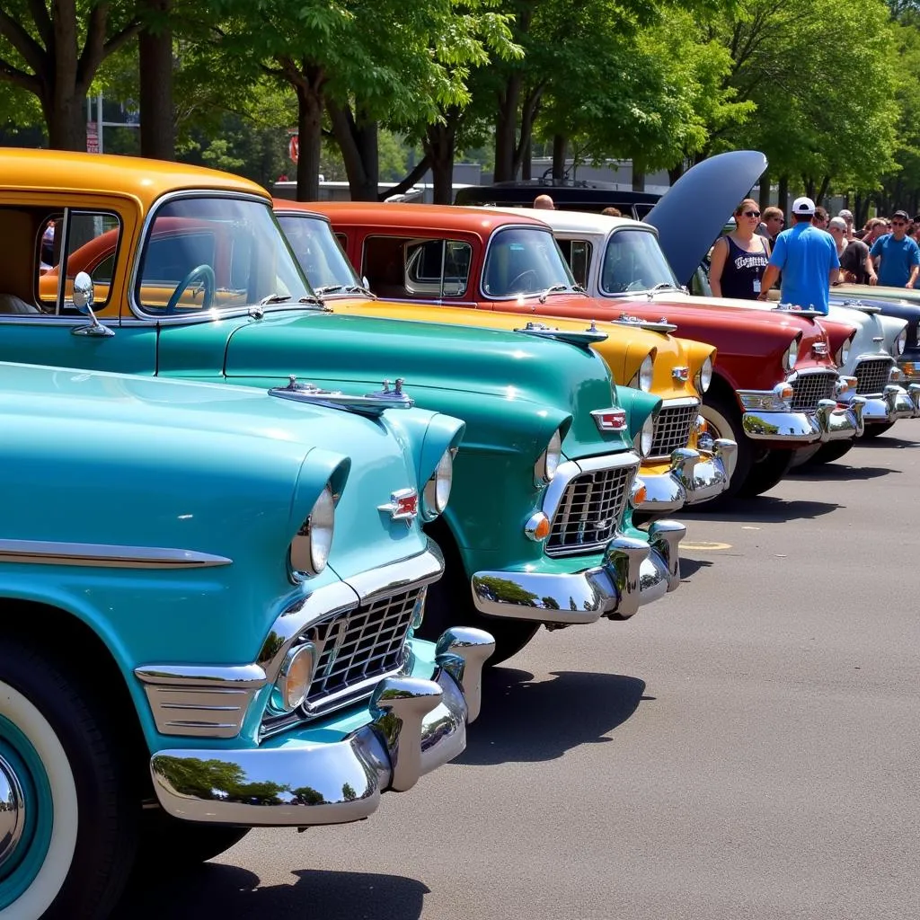 Classic Cars on Display at Clifton VA Car Show