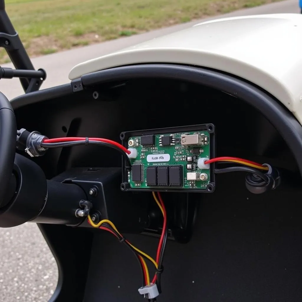 Club Car with a solid state controller installed