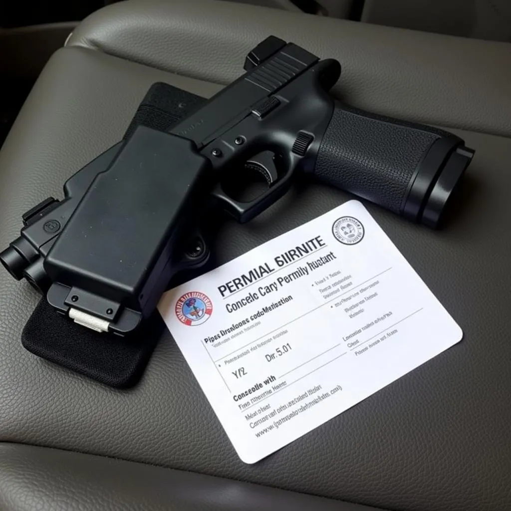 Concealed Carry Permit and Car Holster