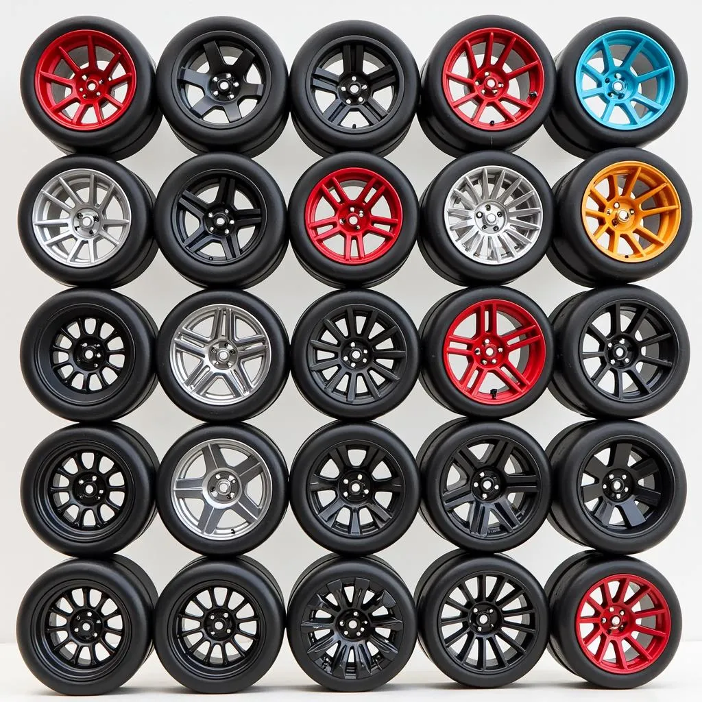 Custom RC Car Wheel Variety