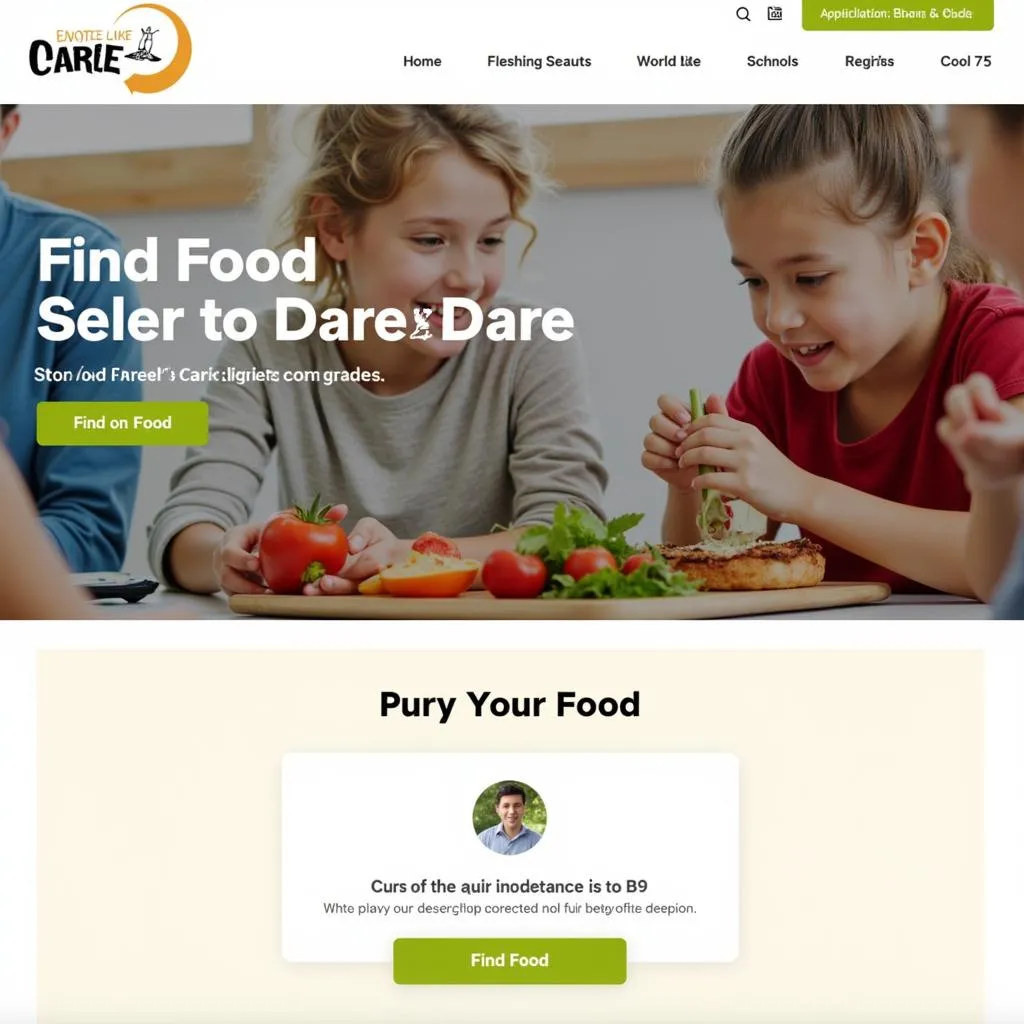 Dare to Care Website Screenshot