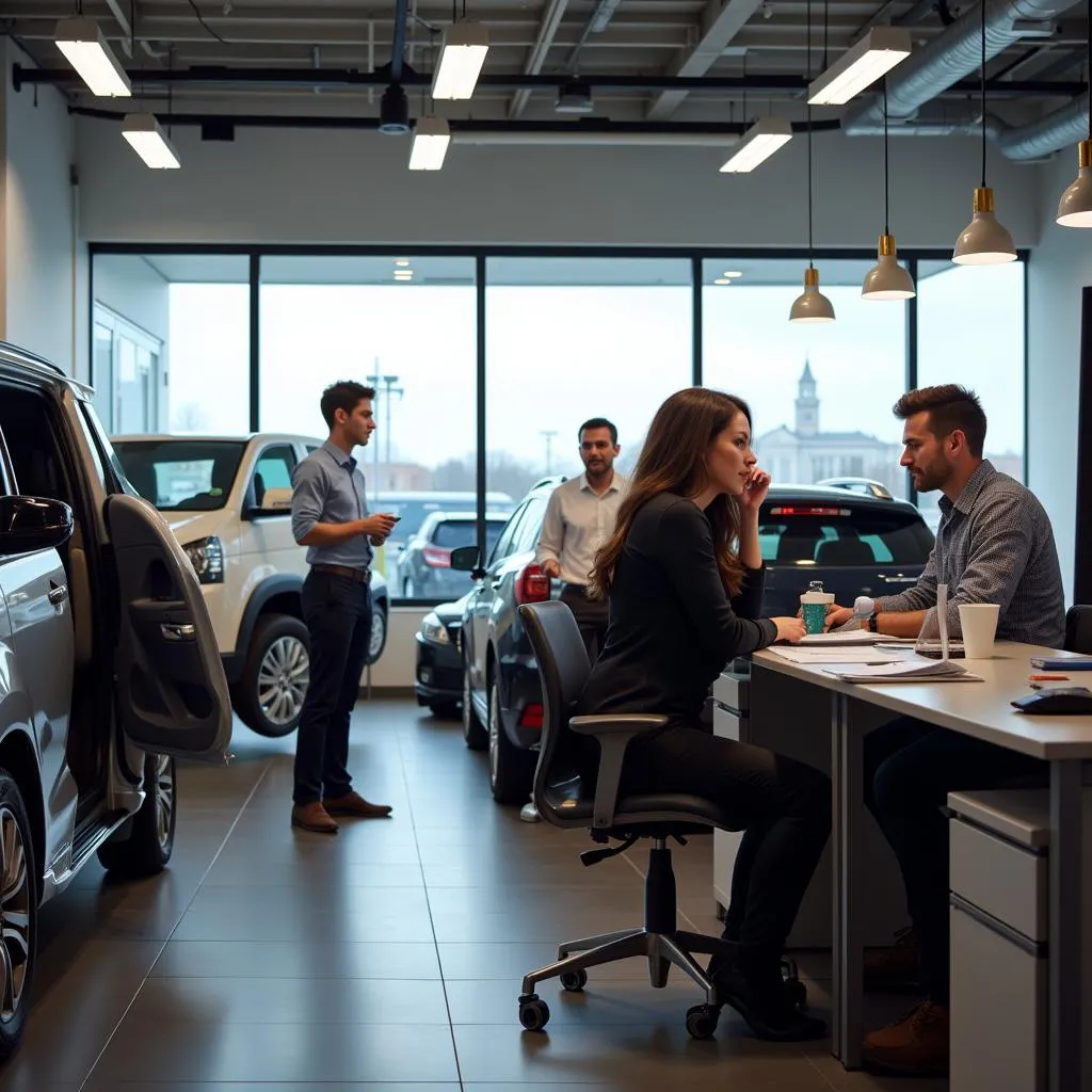 Car Dealership Finance Office