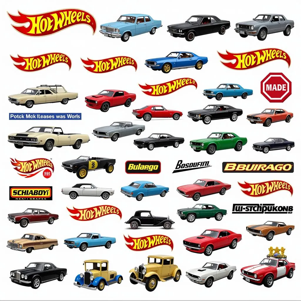 Various Diecast Car Brands