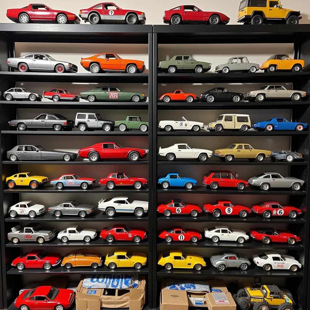 A Diverse Collection of Diecast Cars