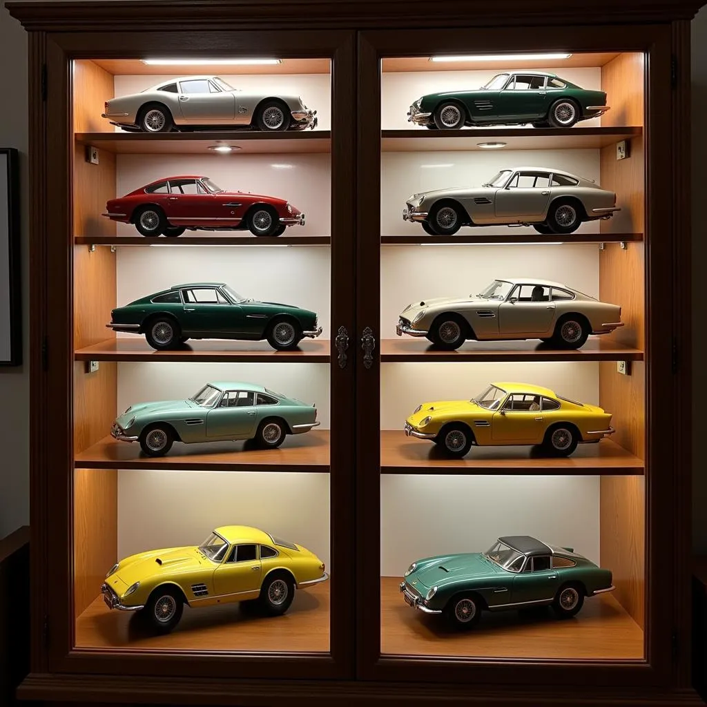 Displaying Your Aston Martin Toy Car Collection