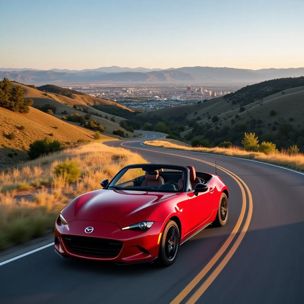 Driving an Exotic Car through the Boise Foothills