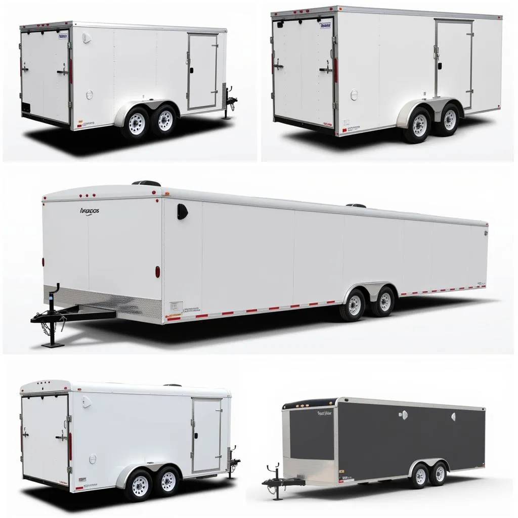 Types of Enclosed Car Trailers