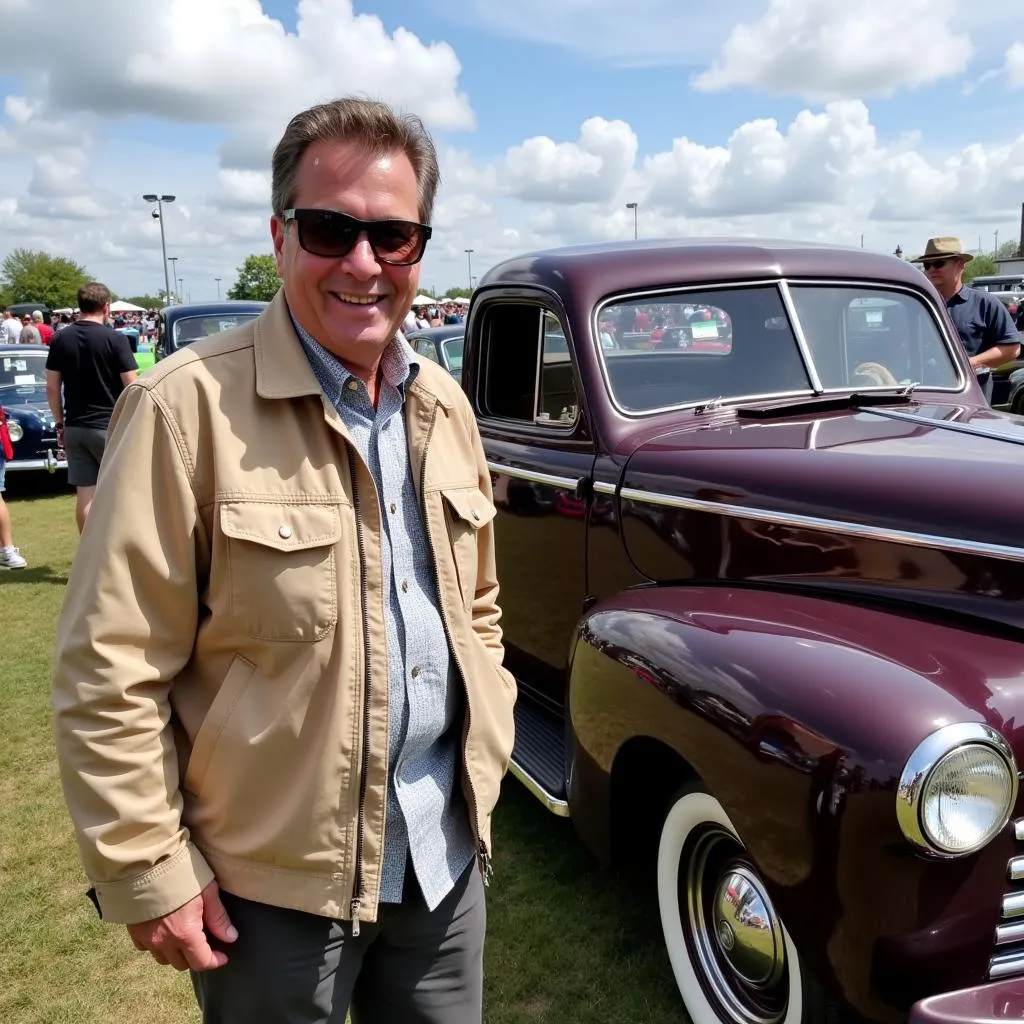 Gene Winfield at his car show