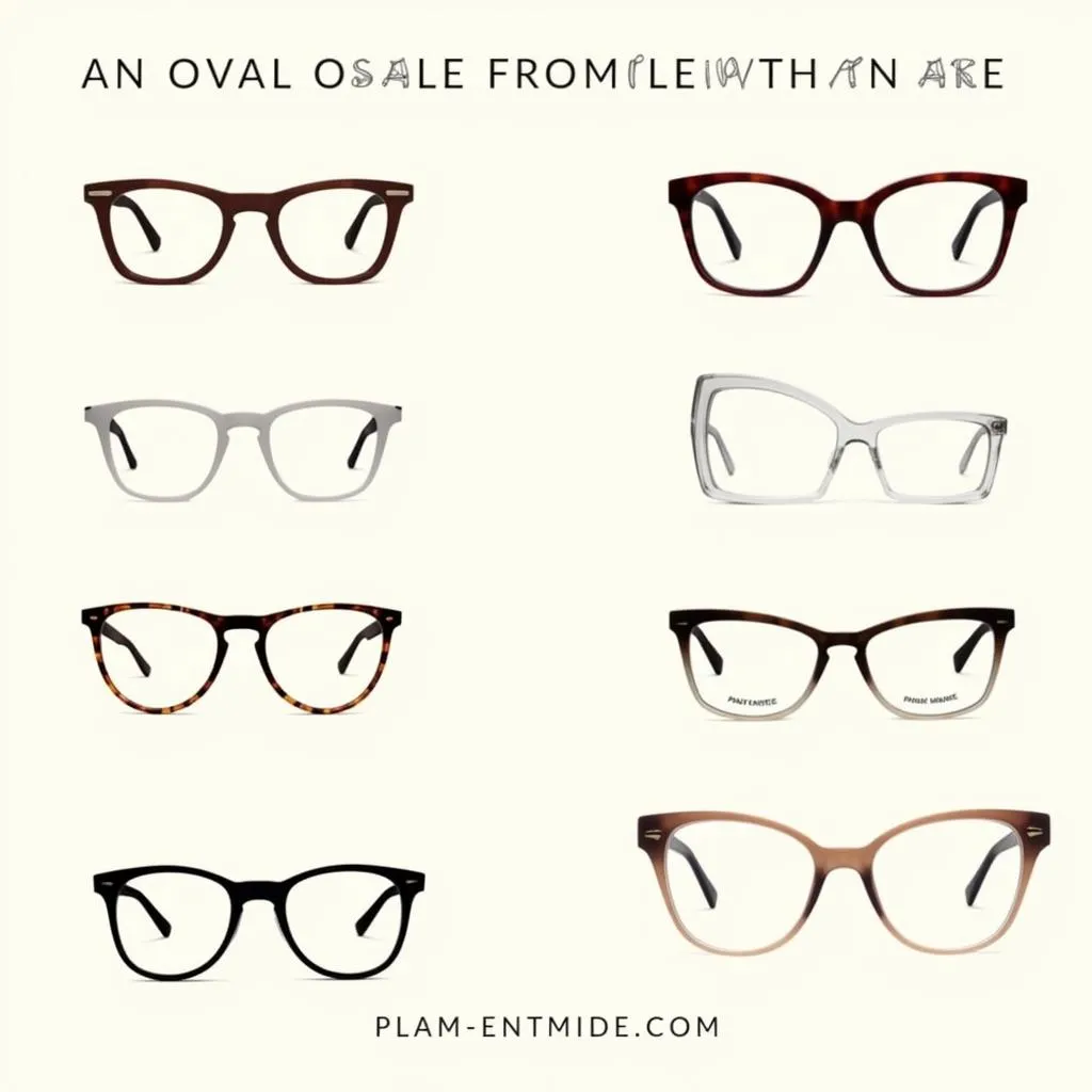 Different Glasses Frames for Oval Faces